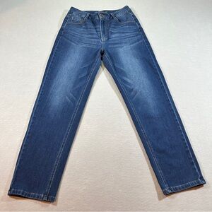 Halara Flex™ Mom Jeans Women’s Small Regular Mid-Low Rise Washed Zipper Pockets